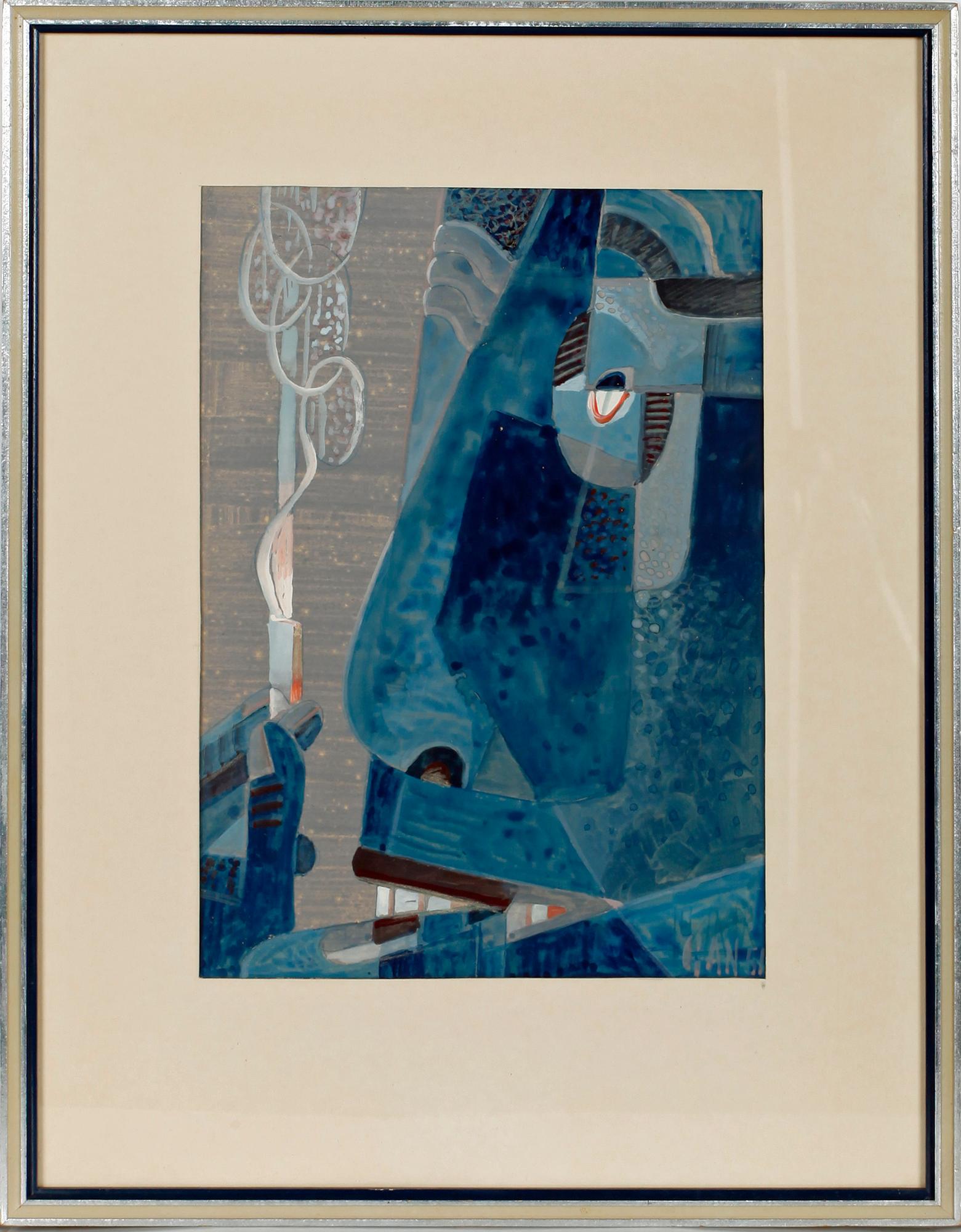 GÖSTA ADRIAN NILSSON. Gouache och akvarell. Sign o dat -51.