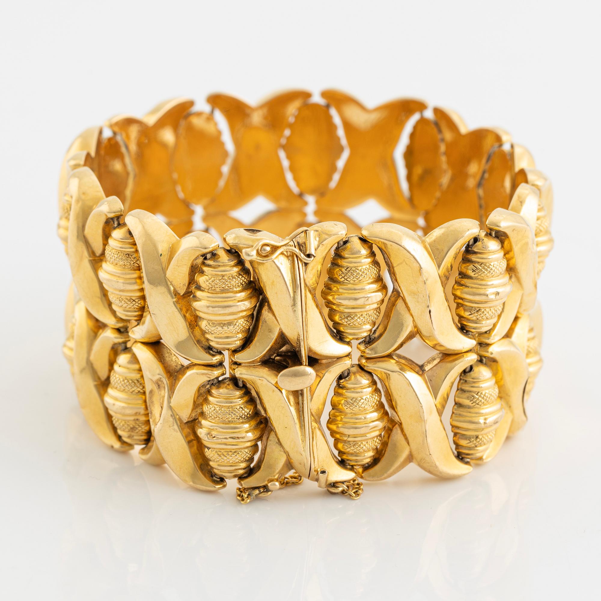 Bracelet, 18K gold, Italian mark.