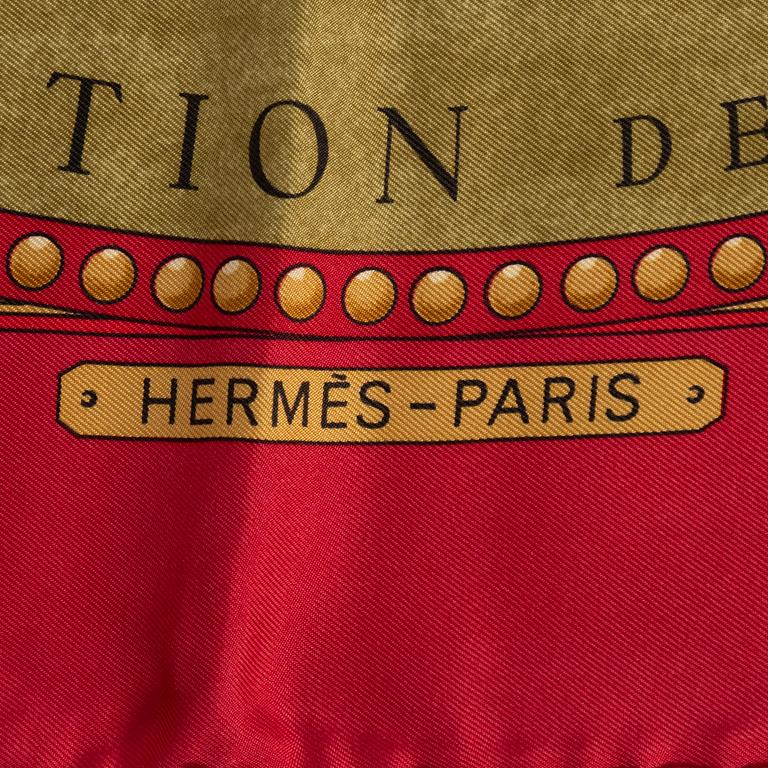 Hermès, scarf, "Presentation des Chevaux".