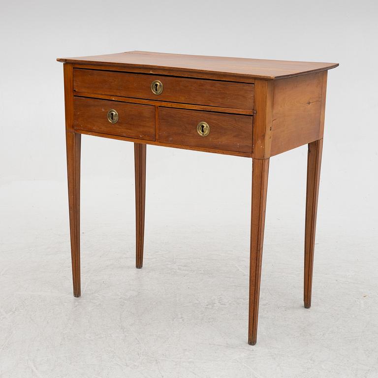A side table with drawers, first half of the 19th century.