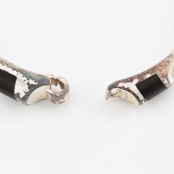 Lapponia, armband, silver och trä.