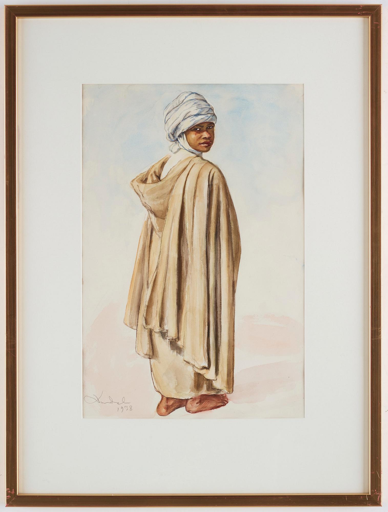 Nils von Dardel, Man med turban.