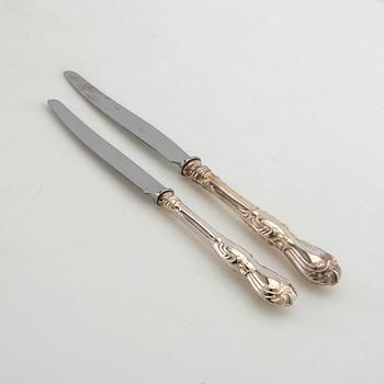 Cutlery 71 pcs "Prins Albert" silver GAB Eskilstuna 1970s.
