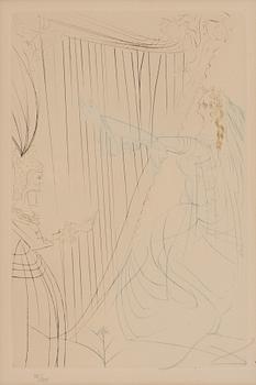 Salvador Dalí, Queen Isolde and her daughter, from: "Tristan and Isolde".