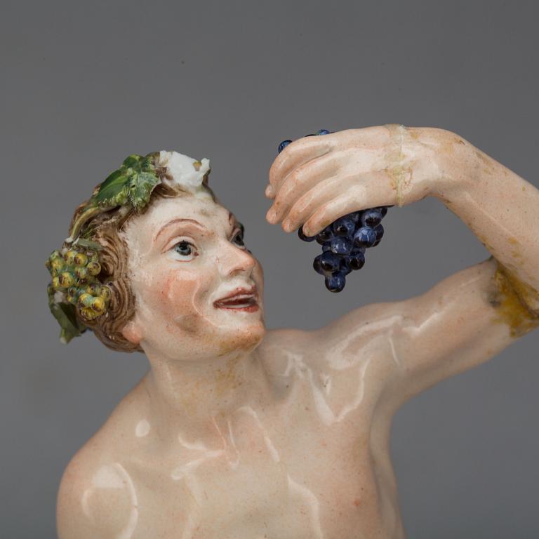 FIGURIN, porslin, Meissen 1800-tal.