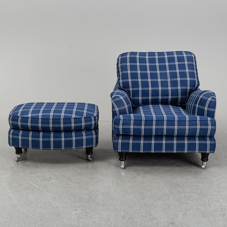 A easy chair with foot rest from Englesson.