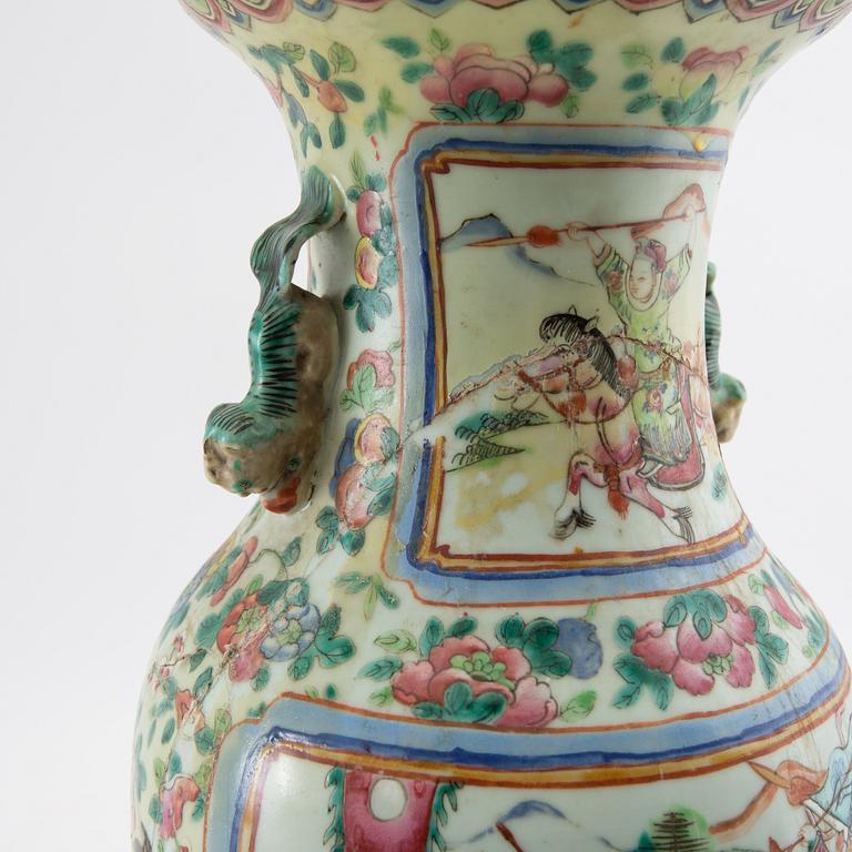 Vas Kina Kanton 1800-talets slut porslin.