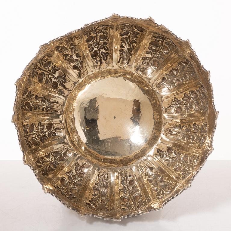 Decorative bowl, sterling silver, 20th century.