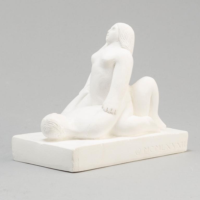 TOM OTTERMAN, a plaster sculpture 'LEO' from 'The Zodiac Love Series' 1982.