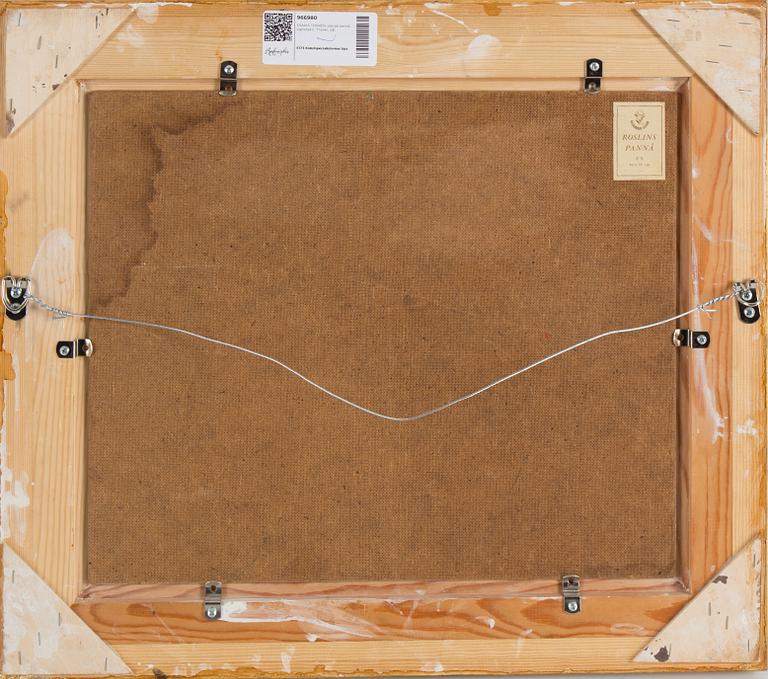 ESAIAS THORÉN, oil lon panel, signed E. Thorén.