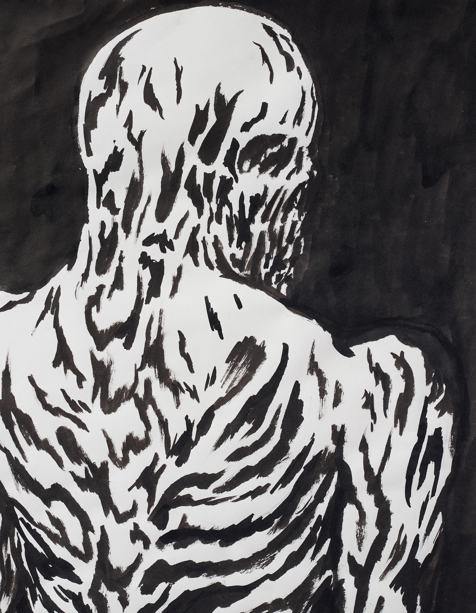 Mat Brinkman, tusch på papper.