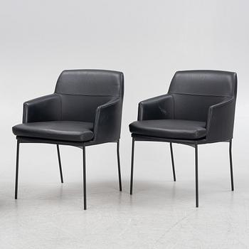 Claesson Koivisto Rune, six 'Montevideo' armchairs, Tacchini, Italy.