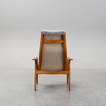 Yngve Ekström, a teak and oak 'Lamino' easy chair, Swedese.