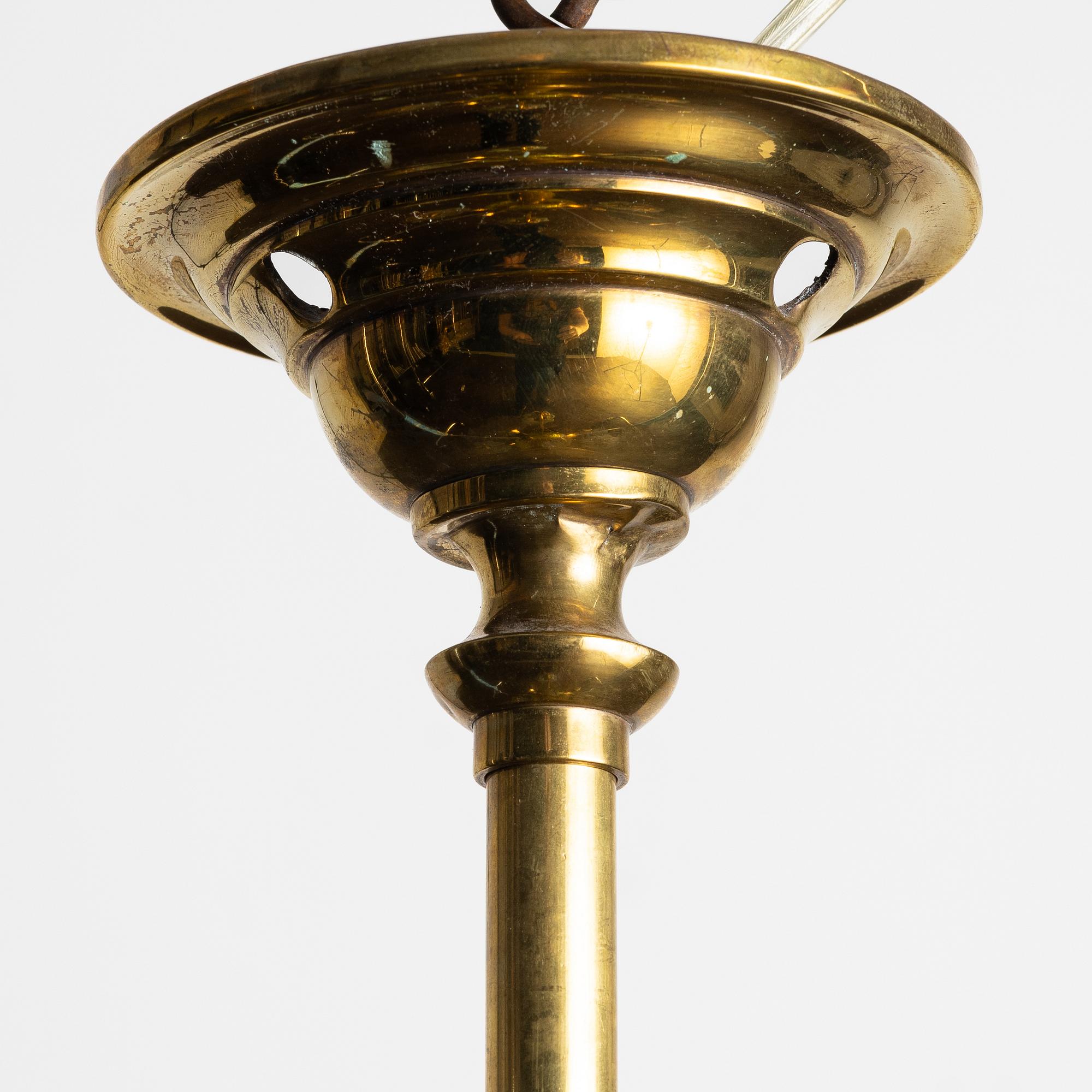Ceiling lamp, Art Nouveau, early 20th century.