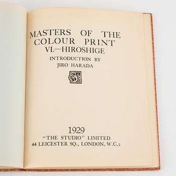 Two volumes of 'Masters of the colour print', london, 1929-1930.