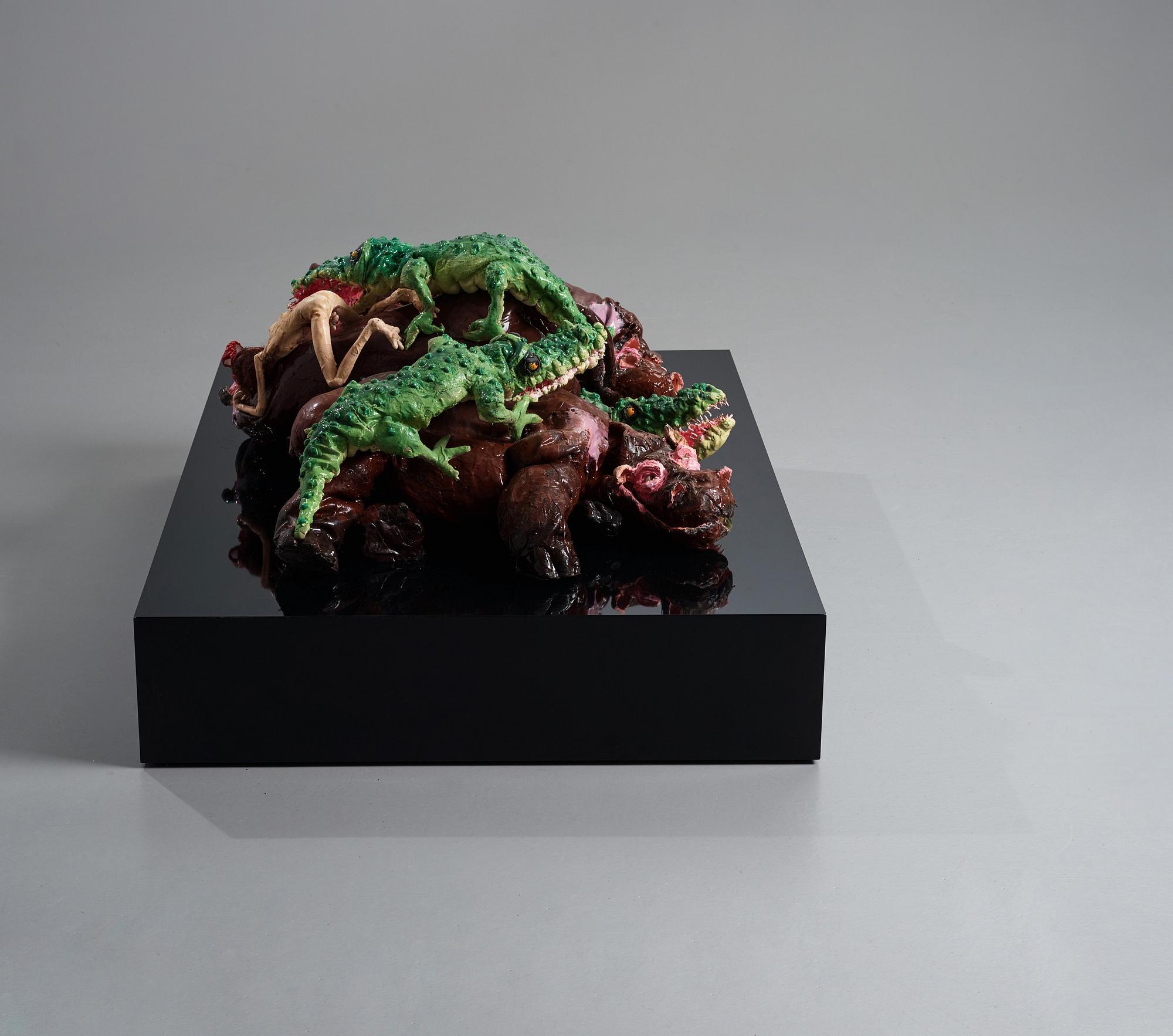 Nathalie Djurberg & Hans Berg, "Hippos and Crocodiles" från "I am a Wild Animal".