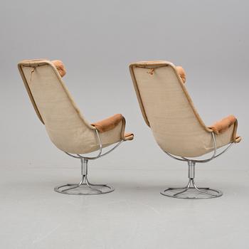 FÅTÖLJER, ett par, Jetson, Bruno Matsson, 1900-talets andra hälft.