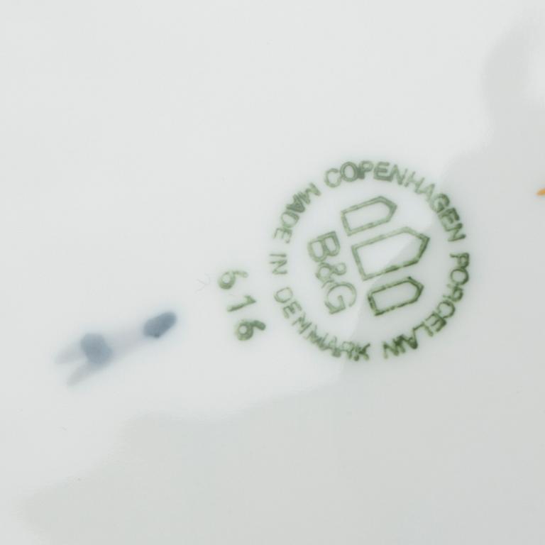 KAFFESERVIS, 29 delar, "Blå Måsen", porslin.