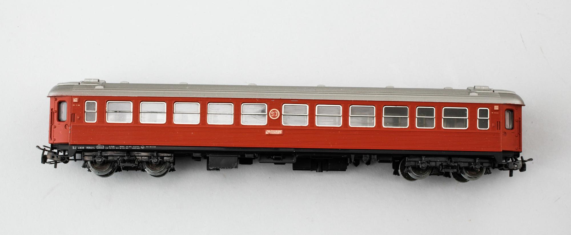 A lot of Märklin train parts, second half of the 20th century.