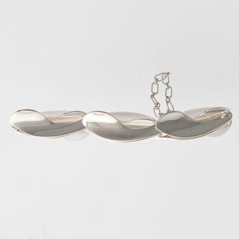 Elis Kauppi, A BRACELET, sterling silver, Kupittaan Kulta, Finnish export hallmark.