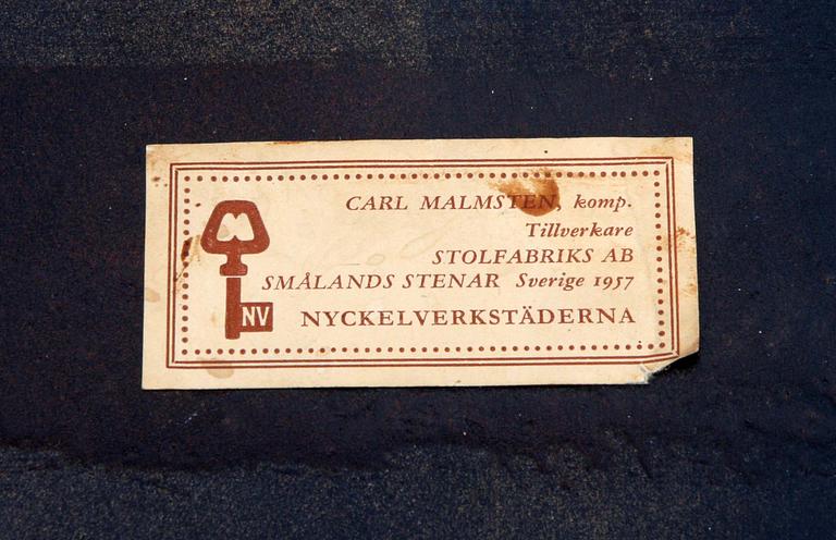 STOLAR, 4 st, "Lilla Åland", Carl Malmsten, Nyckelverkstäderna.