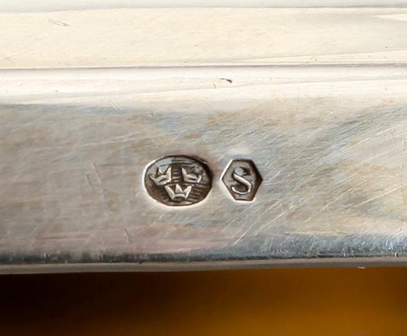TERRIN, silver, svenska importstämplar, 1900-tal. Vikt ca 2041 g.