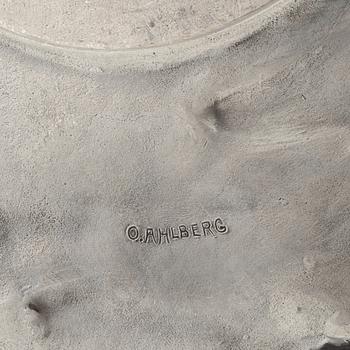 Olof Ahlberg, a pewter dish, Stockholm 1958.