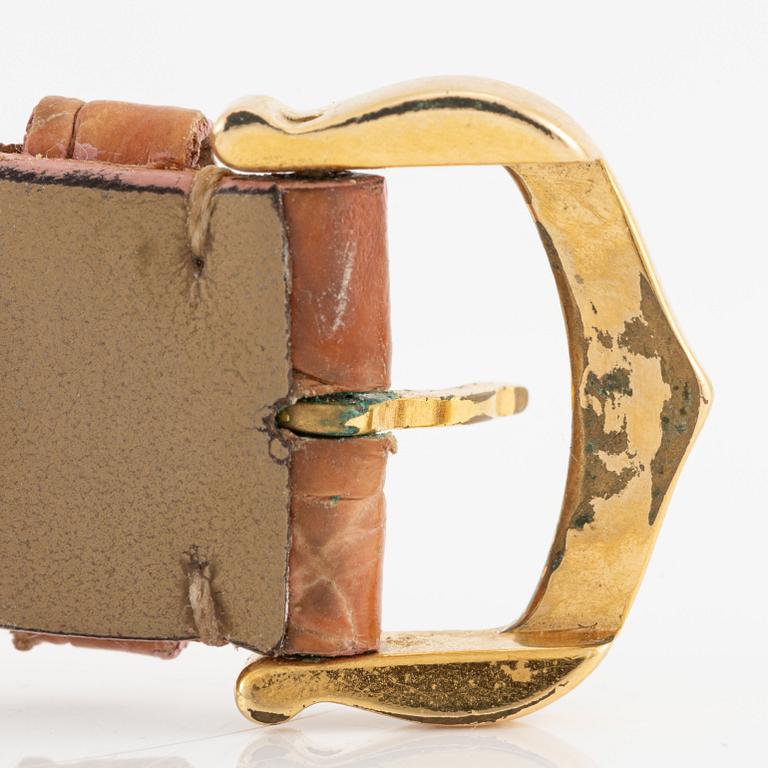 must de Cartier, Tank, wristwatch, 20.5 x 20 (28) mm.