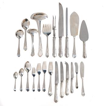 Bestickuppsättning, 148 delar, silver, Carr's of Sheffield Ltd, Sheffield, England 1992-1993.