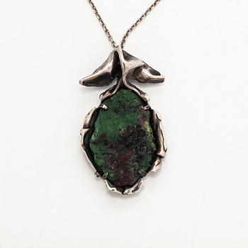 Reino Saastamoinen, hänge, zoisit, silver, 1975.