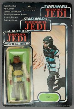 STAR WARS, 4 stycken actionfigurer, Kenner samt Palitoy, 1983-84.