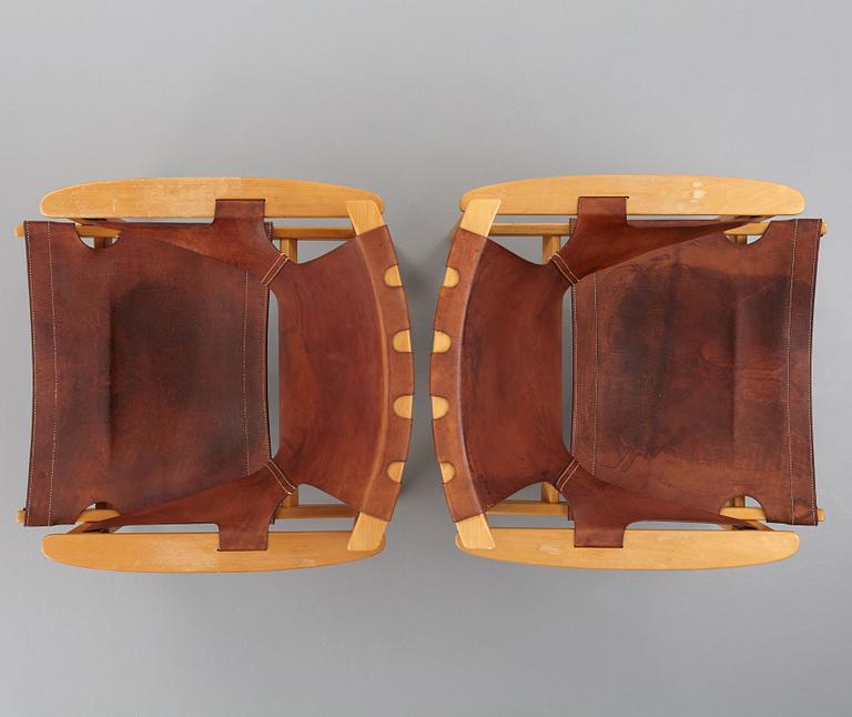 CARL-AXEL ACKING, a pair of 'Trienna' easy chairs, Källemo Sweden.