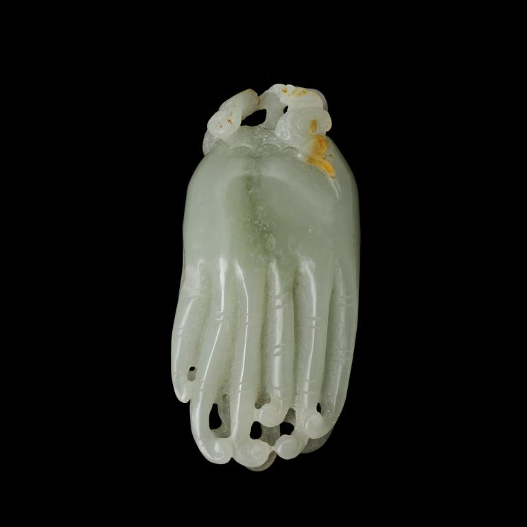 HÄNGE / OBJEKT, jade, Kina, 1800/1900-tal.