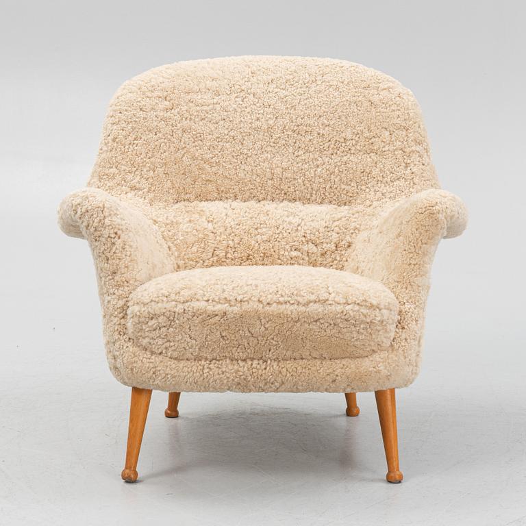 Arne Norell, a 'Divina' armchair, Westbergs möbler AB, Tranås, 1960's.