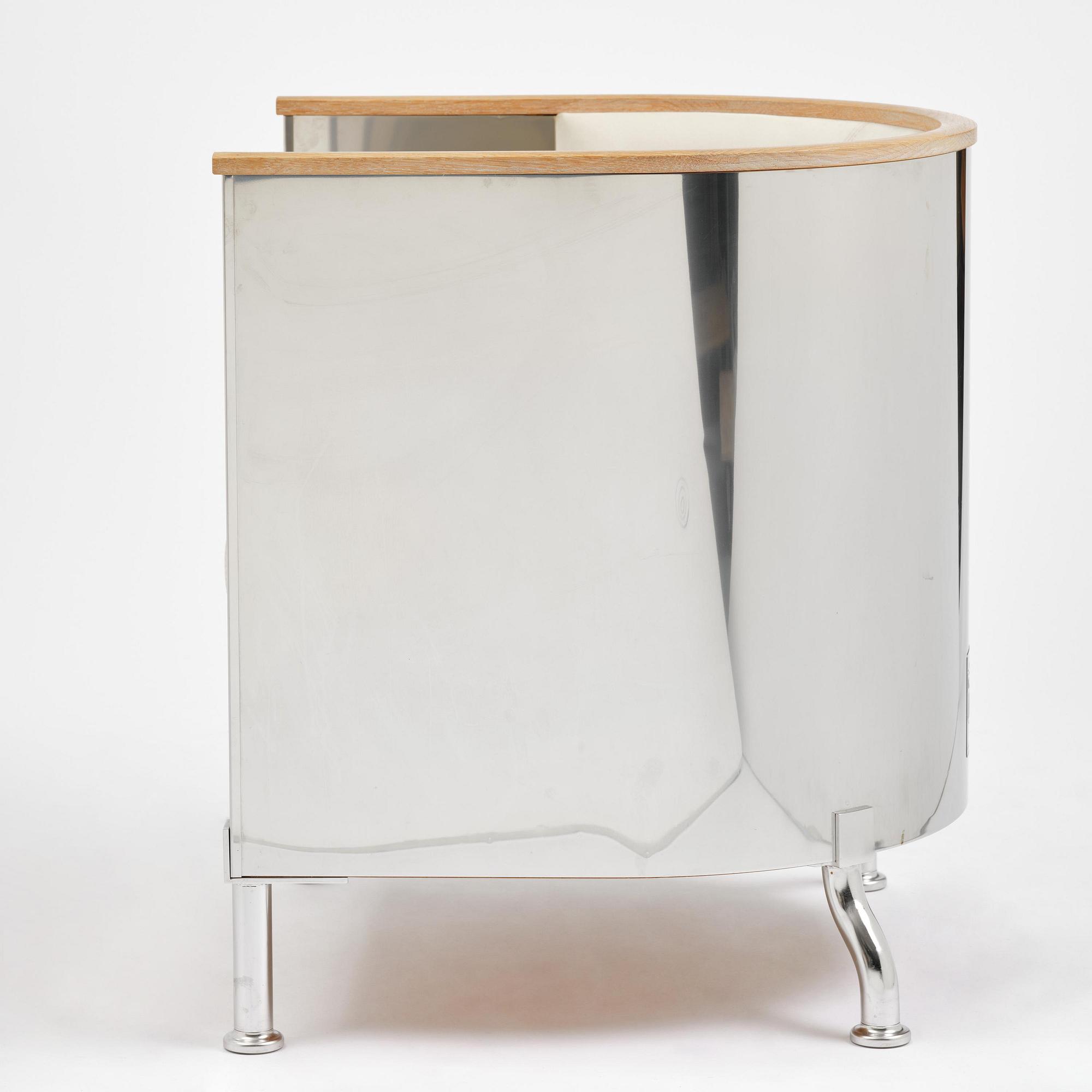 Mats Theselius, an "Inox" armchair, ed. 81/199, Källemo, Värnamo, post 2015.