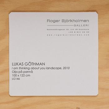 Lukas Göthman, "I am thinking about you landscape".