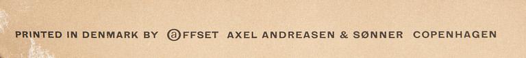 Otto Nielsen, affisch 'by SAS Scandinavian Airlines System', 1958.