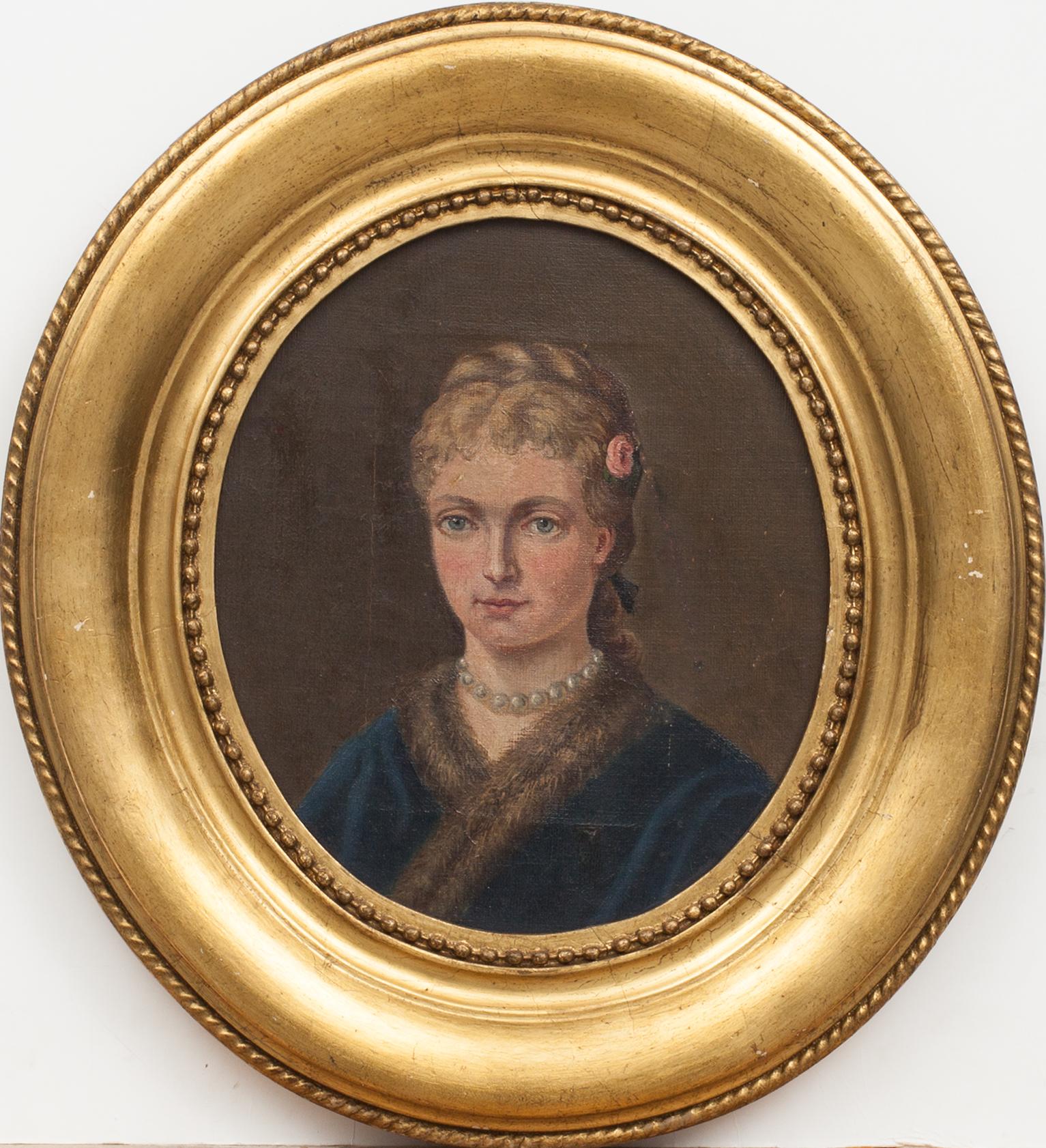 OKÄND KONSTNÄR, olja på duk, 1800-talets slut.