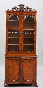 VITRINSKÅP, senempire 1800-talets andra hälft.