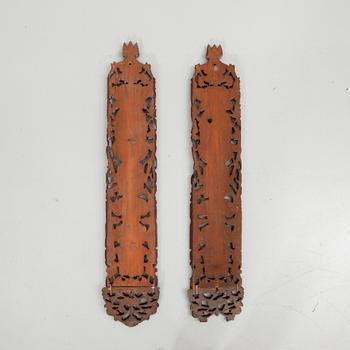 Signboards, a pair, China, 20th century.