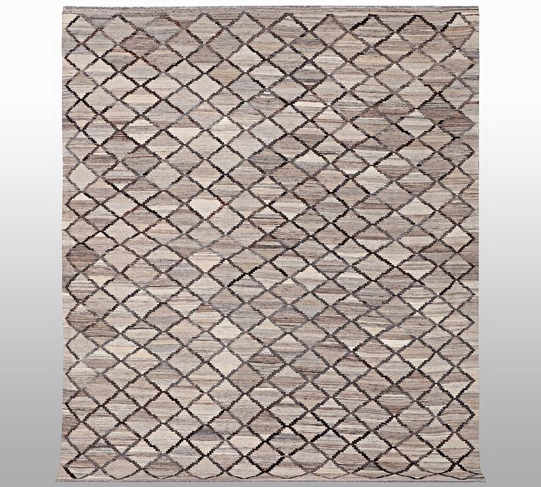 A carpet, Kilim, Morocco design, 296 x 257 cm.