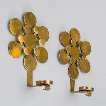 LARS HOLMSTRÖM, sannolikt, väggljusstakar, ett par, Arvika, 1900-talets mitt.