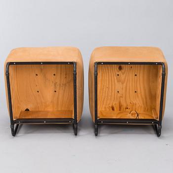 HARRI KORHONEN, nojatuoleja 4 kpl, "Oscar",  Inno Interior. Suunniteltu 1989.