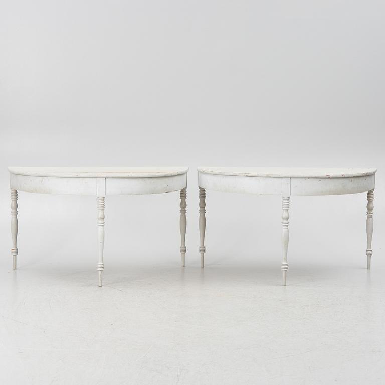 Matbord, 2 delar, 1800-tal.