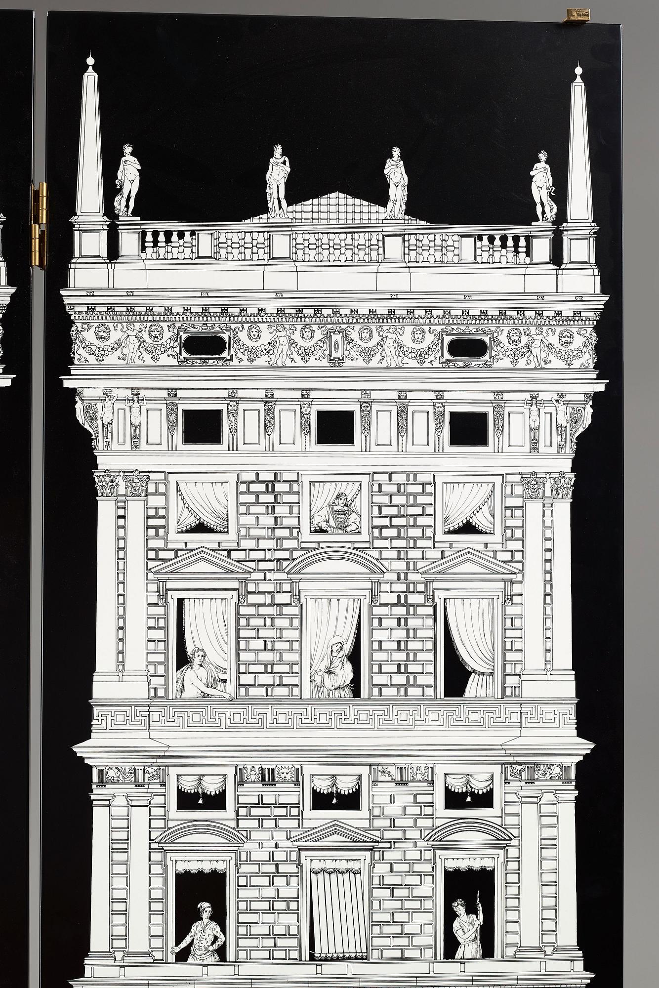 Piero Fornasetti, rumsavdelare/skärm, Milano, Italien 2013.