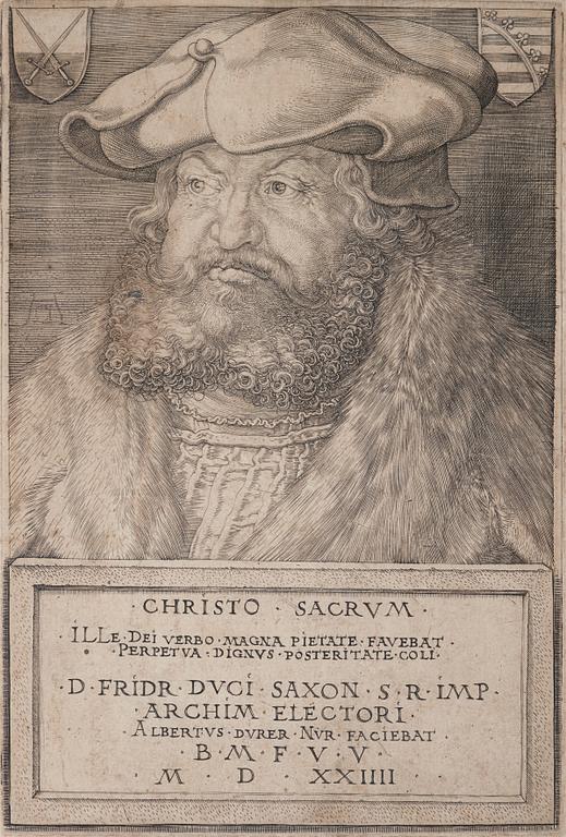 Albrecht Dürer, "Christo Sacrum" (Frederick Duke of Saxony).