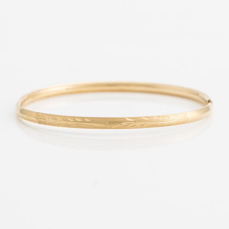 Armring, 18K guld, Italien.