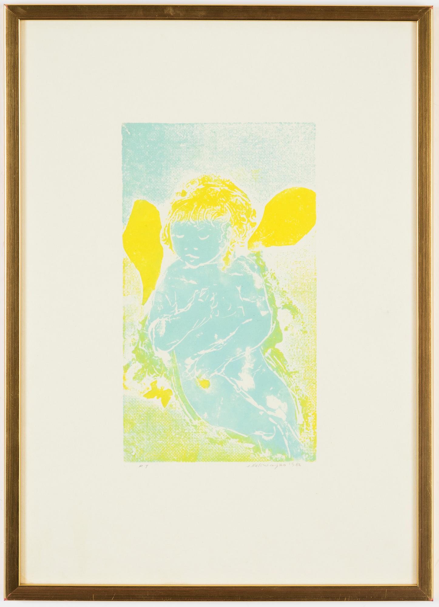 Jan Naliwajko, litograph in colors, signed and dated 1982.