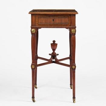 Bord, av Gottlieb Iwersson (mästare i Stockholm 1778-1813), signerat och daterat 1794, Sengustavianskt.