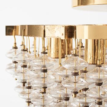 Hans-Agne Jakobsson, an "Estrella" ceiling lamp, model T580/75, Markaryd, Sweden 1960-70's.